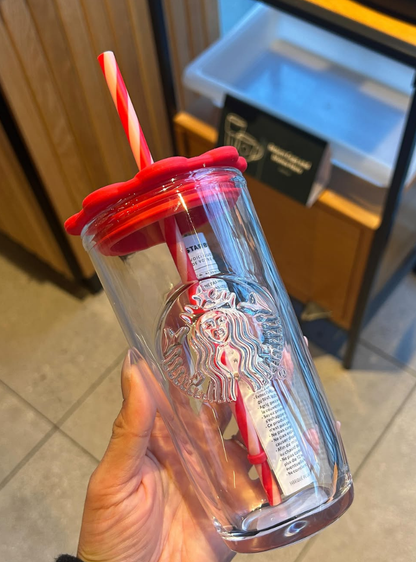 Valentines Glass Cold Cup