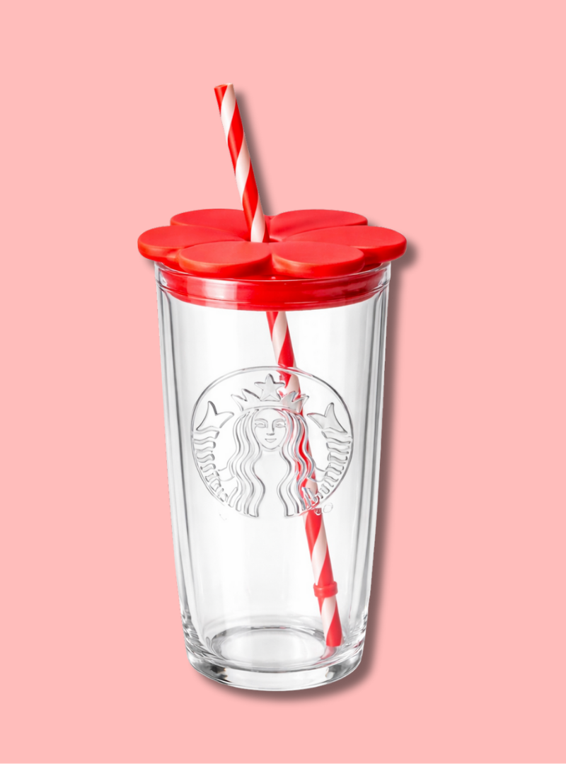 Valentines Glass Cold Cup