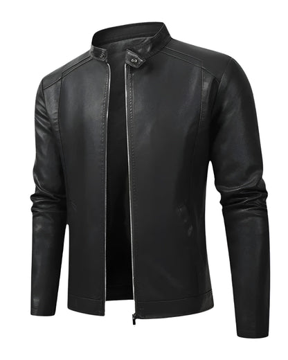 Alexandre™ | Elegant Men's Leather Jacket