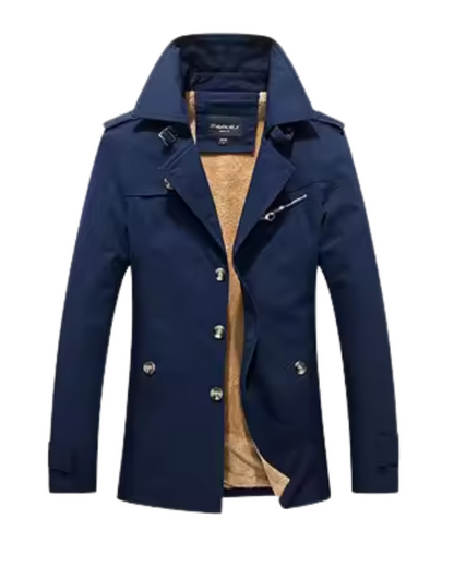 Étienne™ | Elegant Quilted Padded Trench Coat for Men