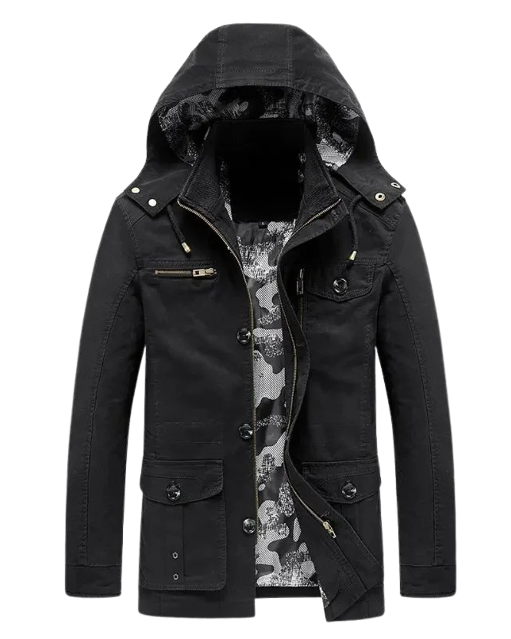 Théo™ | Elegant coat with multiple pockets