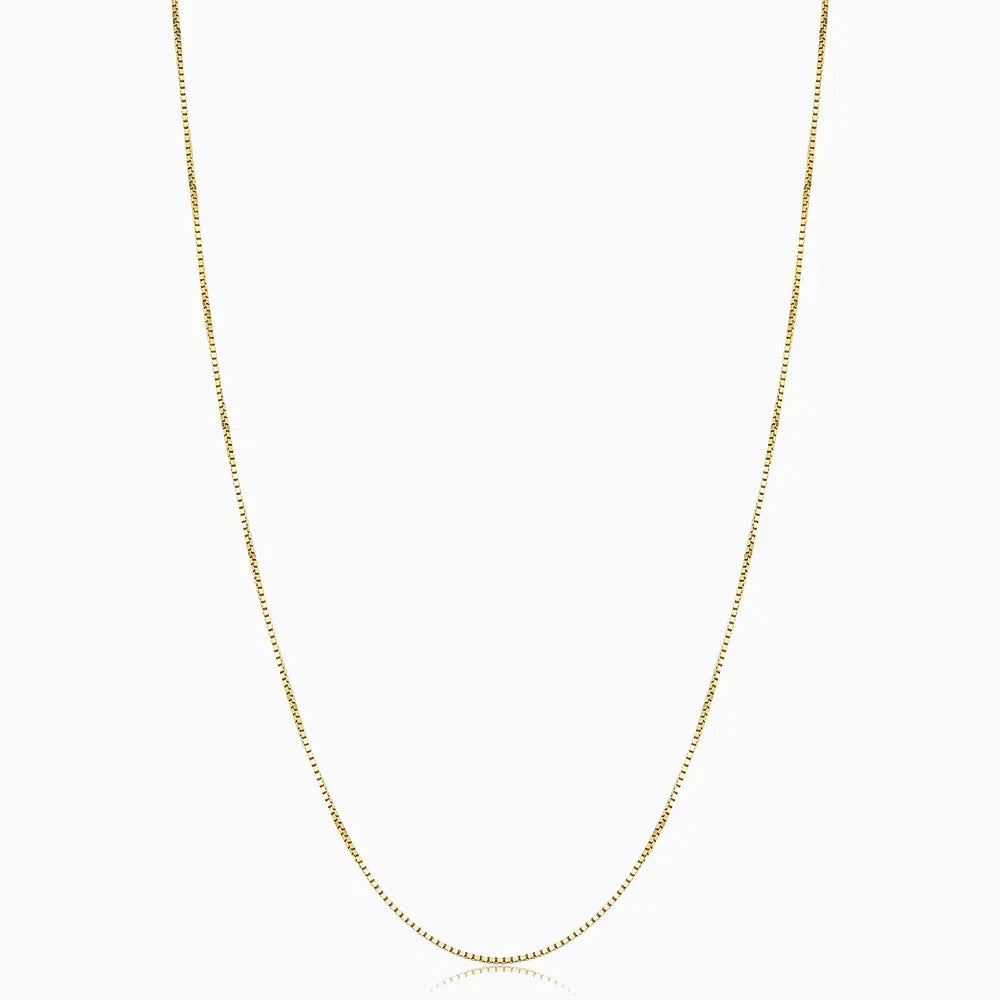 Bodega Box Necklace | Gold