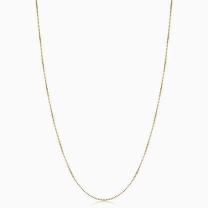 Bodega Box Necklace | Gold
