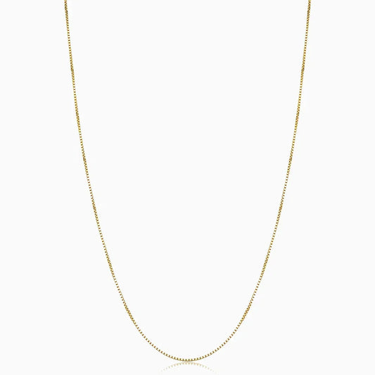 Bodega Box Necklace | Gold