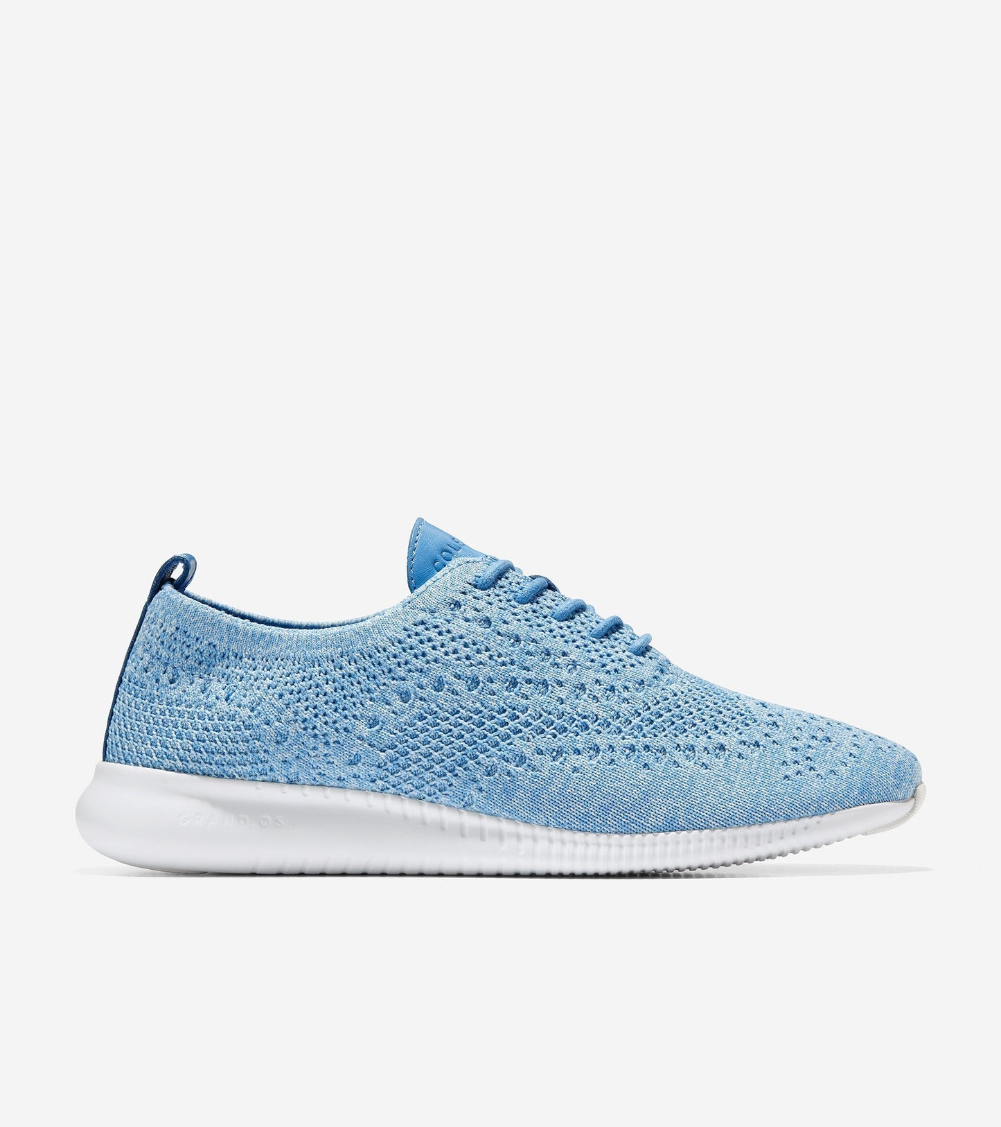 Women's Wingtip Oxford Shoes in Azure Blue