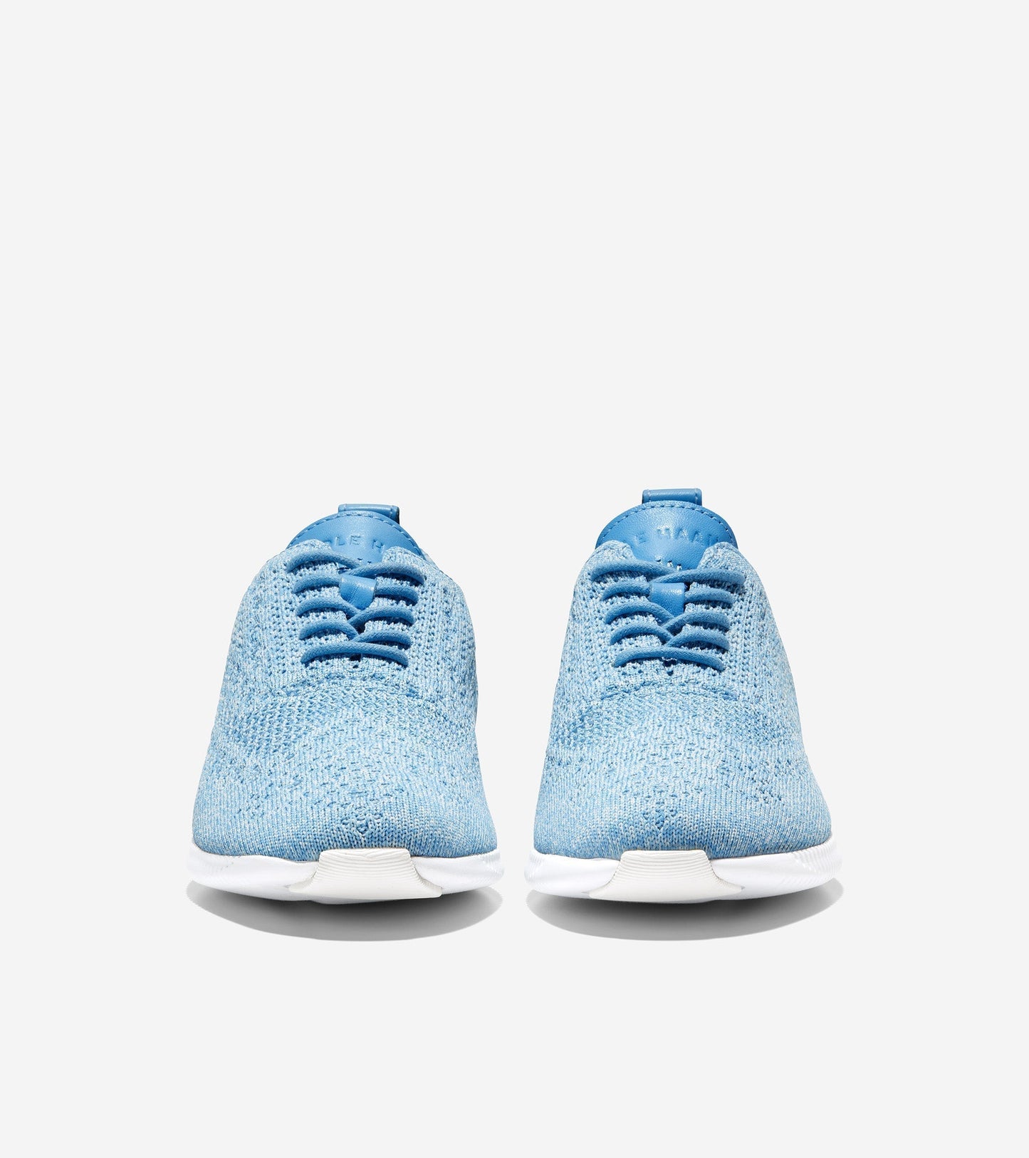 Women's Wingtip Oxford Shoes in Azure Blue