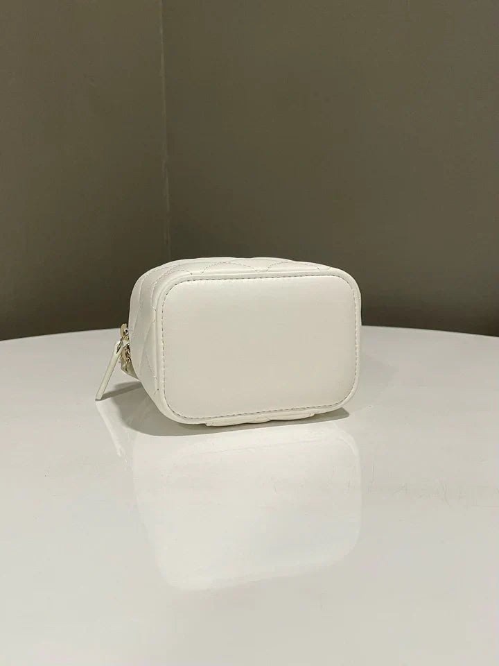 Chanel Quilted Pearl Crush Mini Vanity Cube