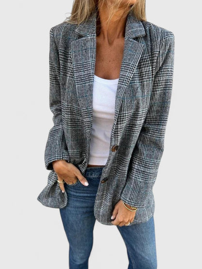 Women's Comfortable Blazer in Brown or Black