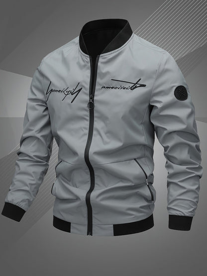 Harm™ | Casual Long Sleeve Bomber Jacket