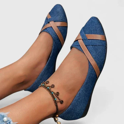 Women's Comfort Shoes in Two Blues and Black