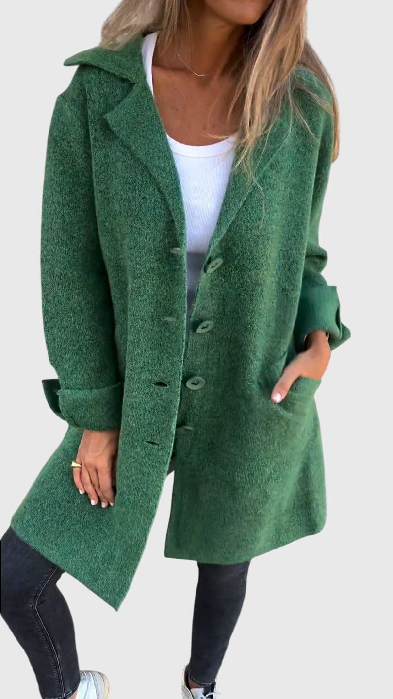 Women's Blazer with Buttons in Ten Colors