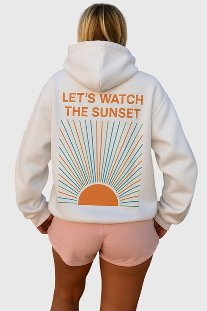 Women's Comfortable Hoodie in White, Pink or Blue
