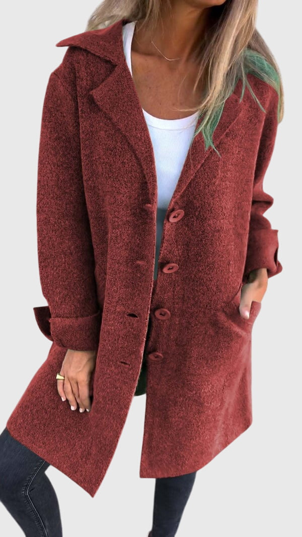 Women's Blazer with Buttons in Ten Colors