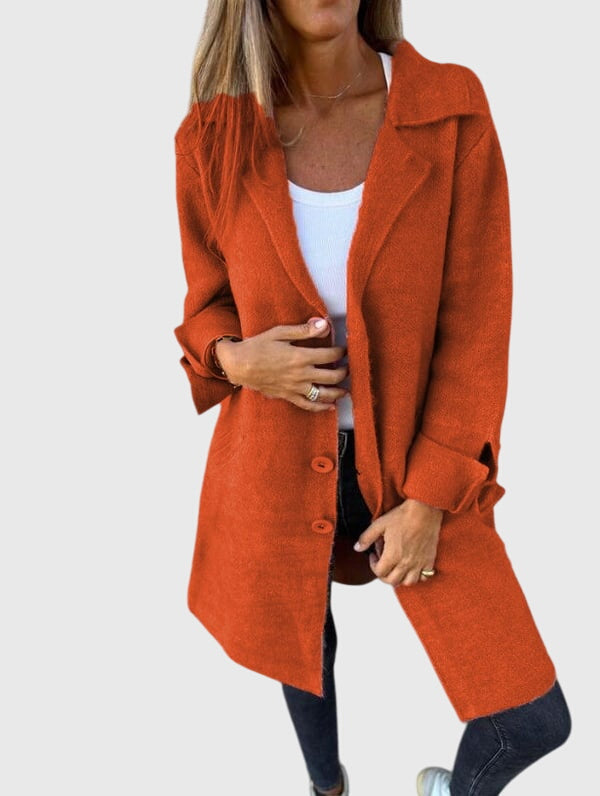 Women's Blazer with Buttons in Ten Colors