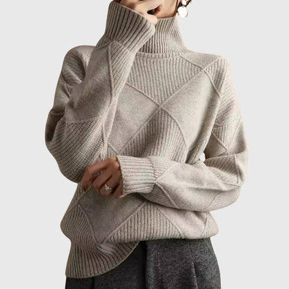 Women's Turtleneck Sweater in Seven Colors
