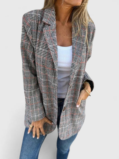 Women's Comfortable Blazer in Brown or Black
