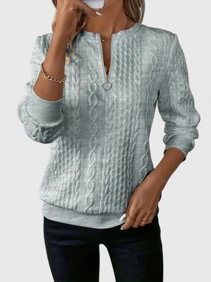 Women's Comfortable Sweater in White, Gray or Black
