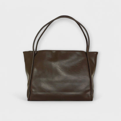 Women's Structured Handbag in Black, Brown or Red