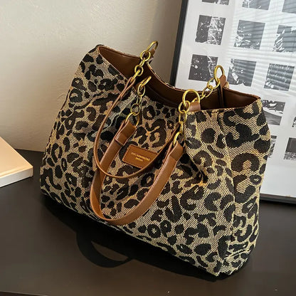 Roxane | Leopard Lush Tote