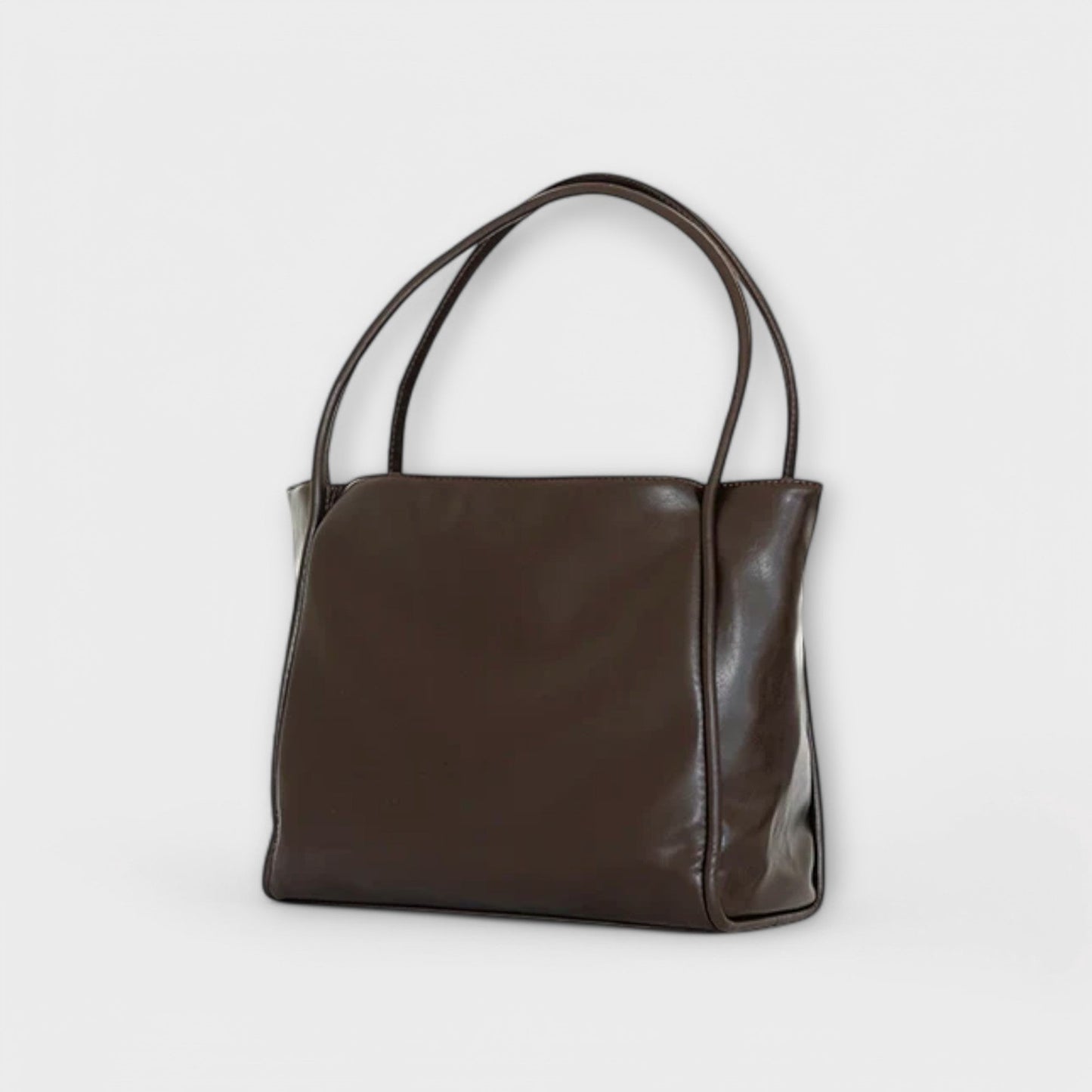 Women's Structured Handbag in Black, Brown or Red