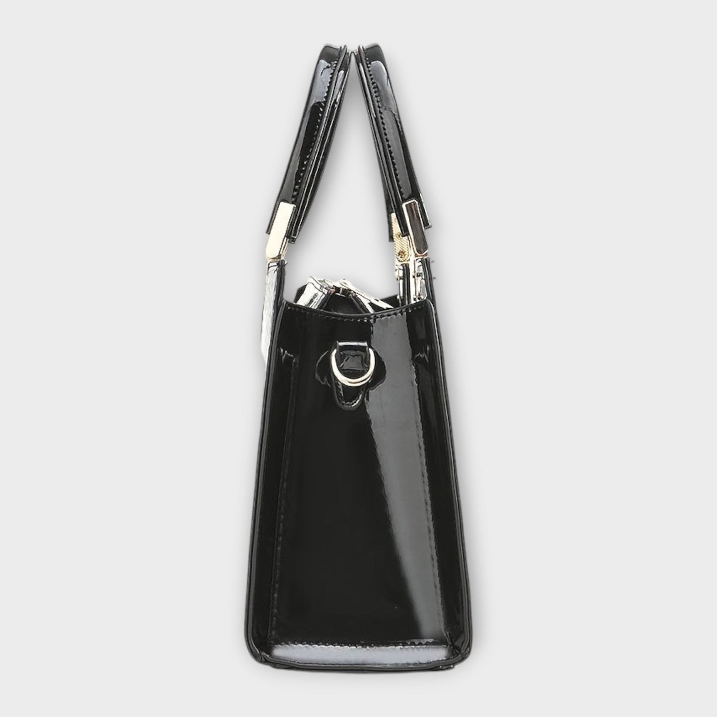 Women's Glossy Crocodile Pattern Handbag