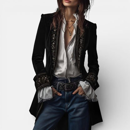 Women's Elegant Velvet Jacket