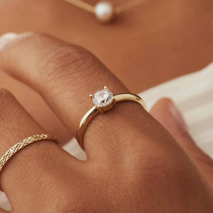 Mira Castelle Ring | Gold