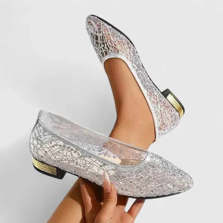 Women's Comfort Shoes in Silver or Gold