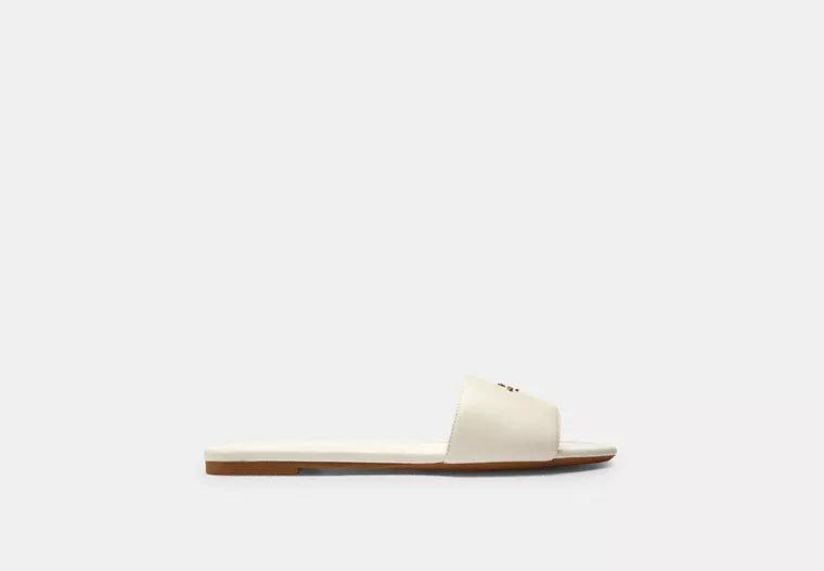 Coach Slide Sandal - Chalk