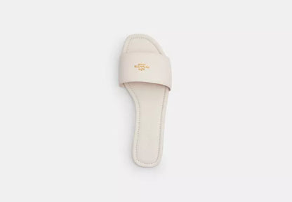 Coach Slide Sandal - Chalk