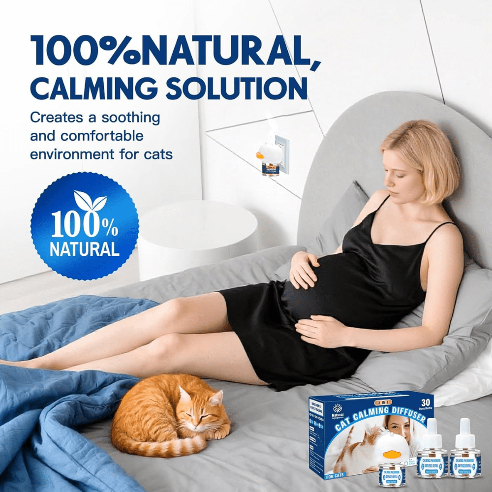 Cat Calming Pheromones Diffuser - 3 - in - 1 Kit for Stress Relief - Branwell & Co