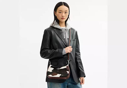 Teri Shoulder Bag With Cow Print