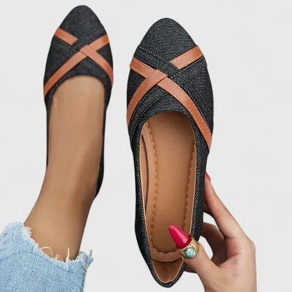 Women's Comfort Shoes in Two Blues and Black