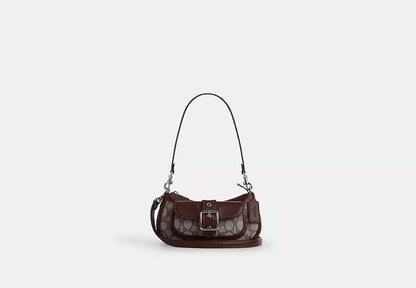 Ashton Mini Shoulder Bag In Signature Jacquard
