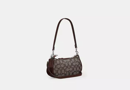 Ashton Mini Shoulder Bag In Signature Jacquard