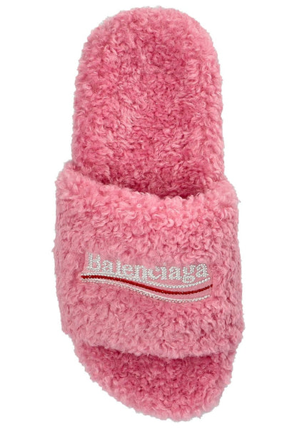 Balenciaga Fury Embroidered Sandals