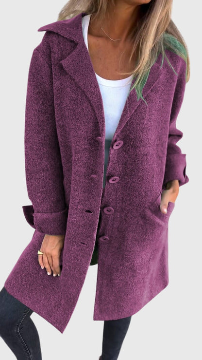 Women's Blazer with Buttons in Ten Colors