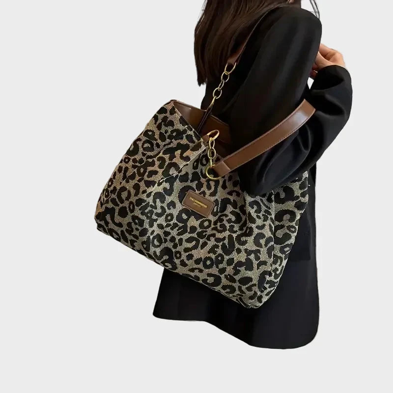 Roxane | Leopard Lush Tote