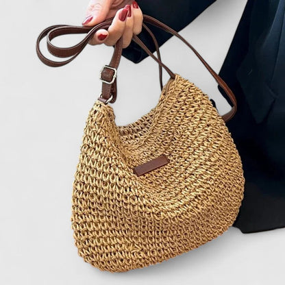 Women's Elegant Handbag in Beige or Khaki