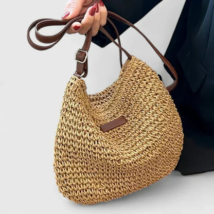 Women's Stylish Shoulder Bag in Beige or Khaki