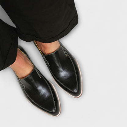 Women's Black Comfort Loafers