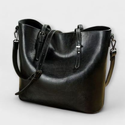 Women's Vintage Shoulder Bag in Burgundy and Gray