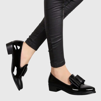 Women's Comfort Loafers in Red and Black