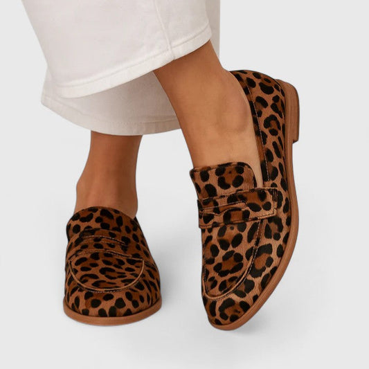 Women's Ultra Soft Leopard Print Loafers