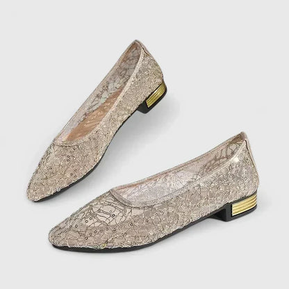 Women's Comfort Shoes in Silver or Gold