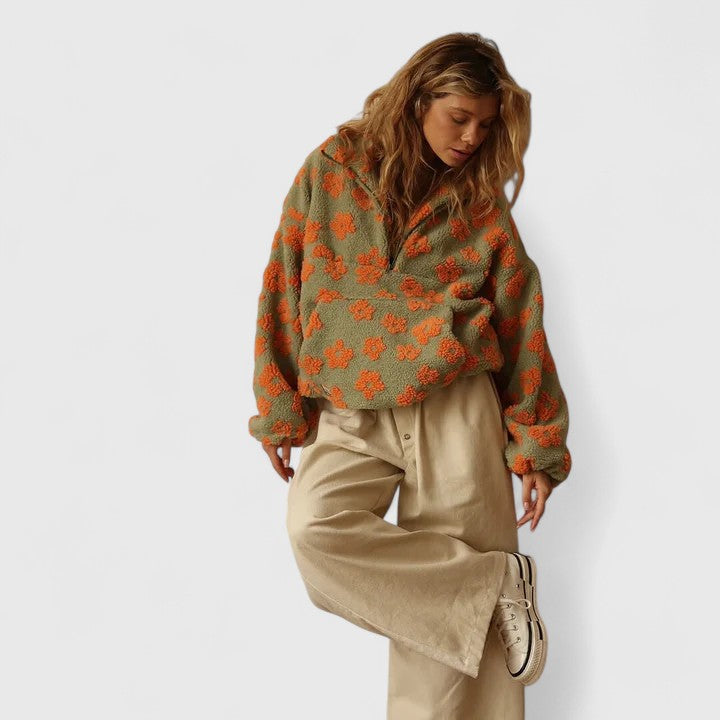 Women's Sophisticated Sweater in Warm Brights