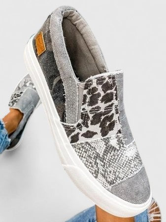 Women's Comfort Loafers in Khaki, Black and Gray