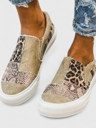 Women's Comfort Loafers in Khaki, Black and Gray