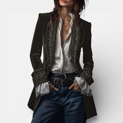 Women's Elegant Velvet Jacket