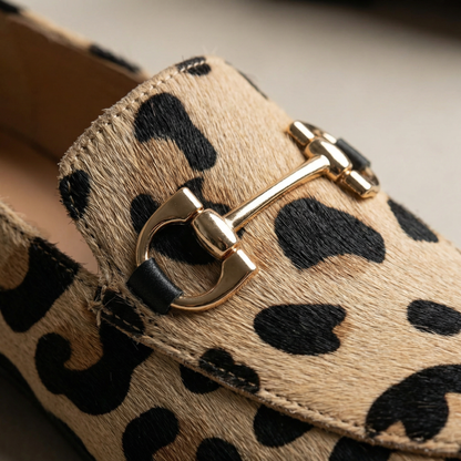 Women's Leopard Print Comfort Loafers